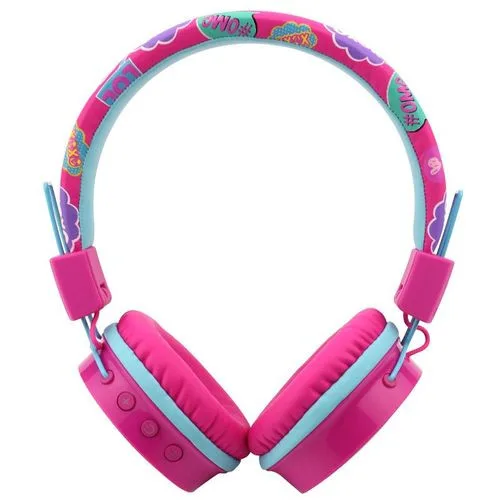 Casti audio fara fir pentru fete GoGEN HBTM 32P, Bluetooth 4,2, volum limitat, microfon - imagine 2