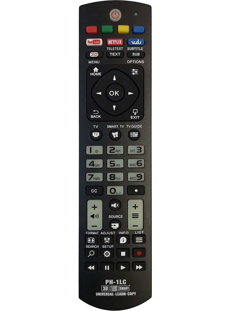 Telecomanda compatibila TV Phlips PH-1LC si cu functie de Learning/Copy IR 1411 (328-1)