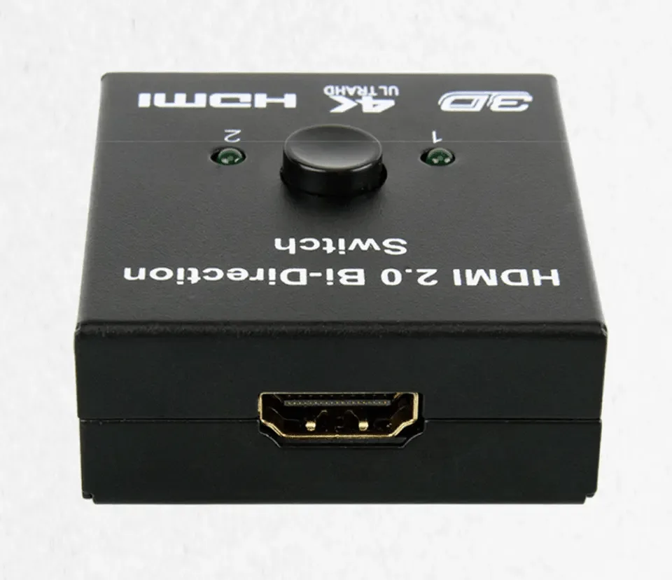 Splitter/switch adaptor HDMI bidirectional 1x 2HDMI sau 2x 1HDMI - imagine 2