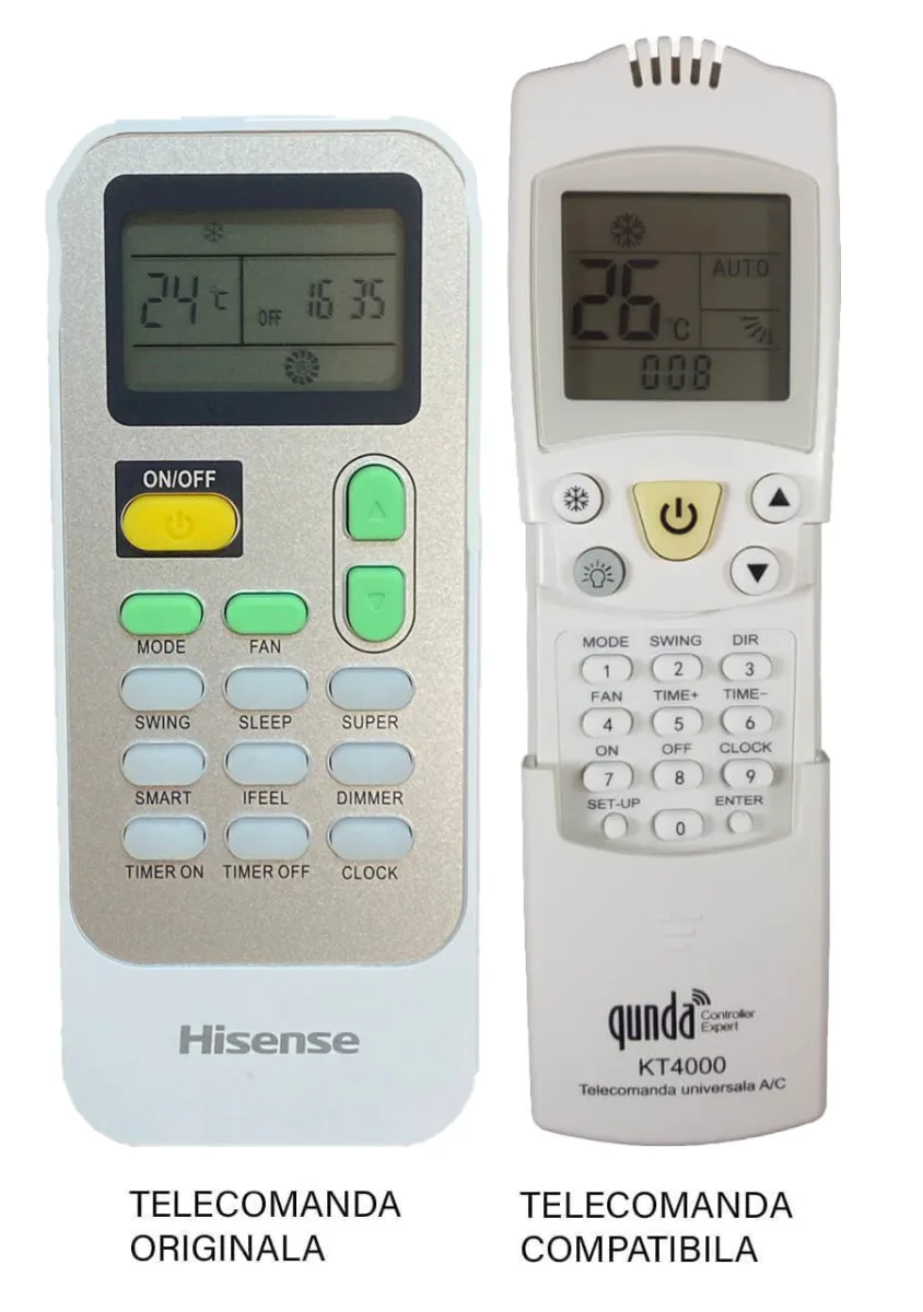 Telecomanda inlocuitoare Aer Conditionat pentru Hisense DG11J1-91 (492)