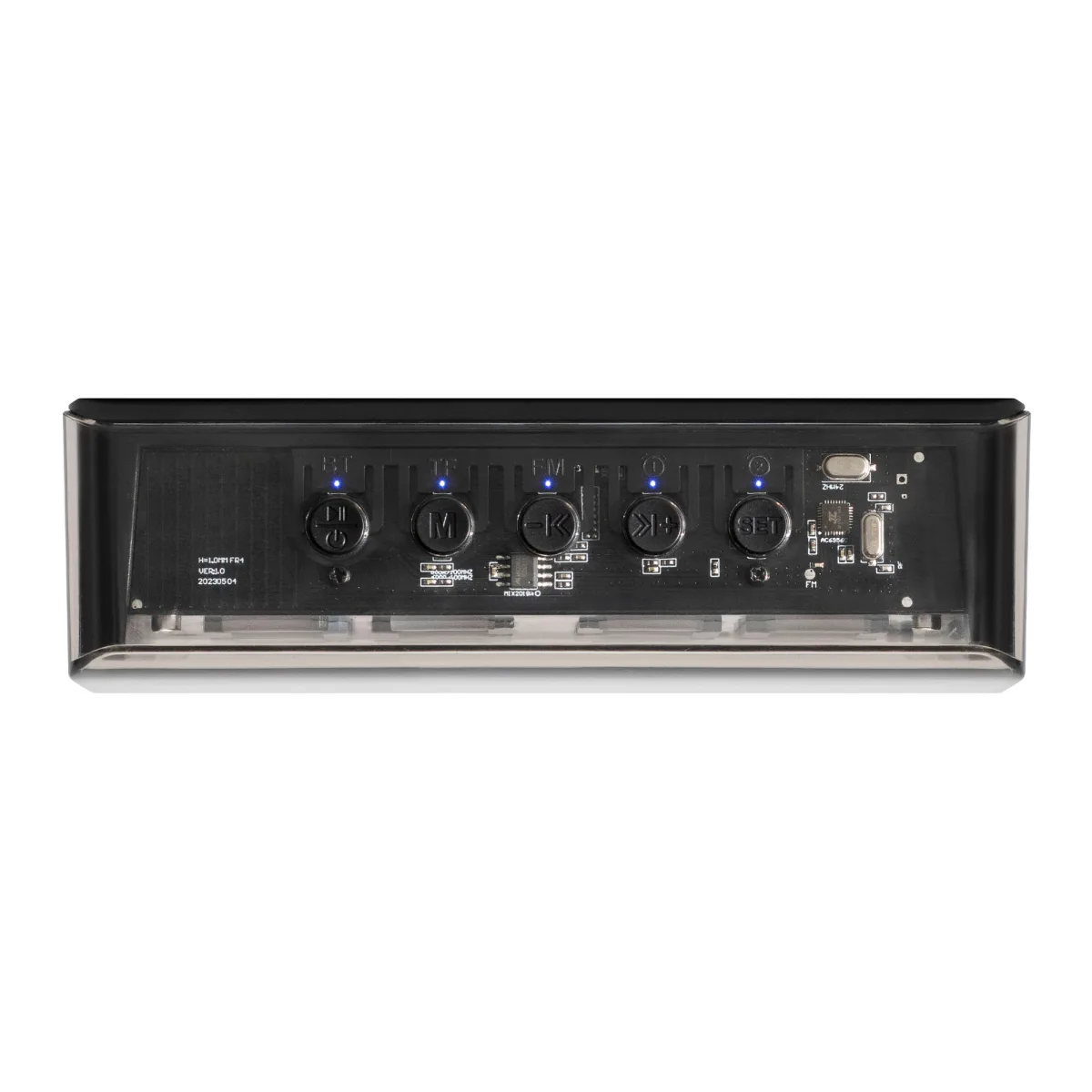 Ceas desteptator 3D LED alb cu FM /Bluetooth /MP3 player multimedia MECHACLOCK Home - imagine 2