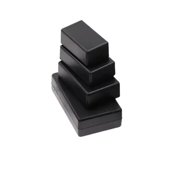 Cutie cu auto-inchidere 80x50x25 mm negru pentru montaje electronice
