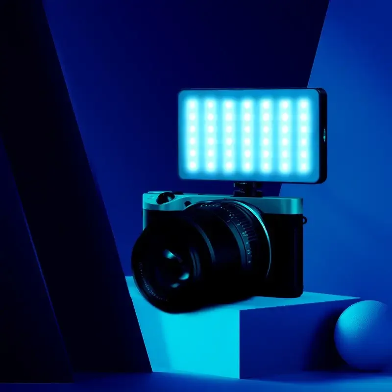 Lumina 140 LED pentru fotografii /selfie /videoclipuri 140 baterie USB 3100mAh 2500-9000K W140 RGB - imagine 6