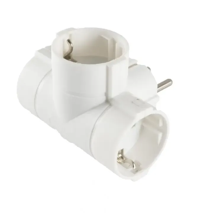 Distribuitor tip T 3x schuko socluri 250V 16A 3680W TPF-36 Home - imagine 2