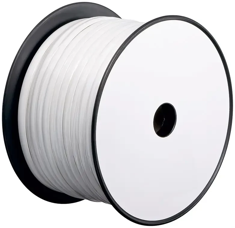 Cablu telefonic plat 6 fire AWG28 CCA alb Vanzare la metru liniar 93307 Goobay - imagine 2