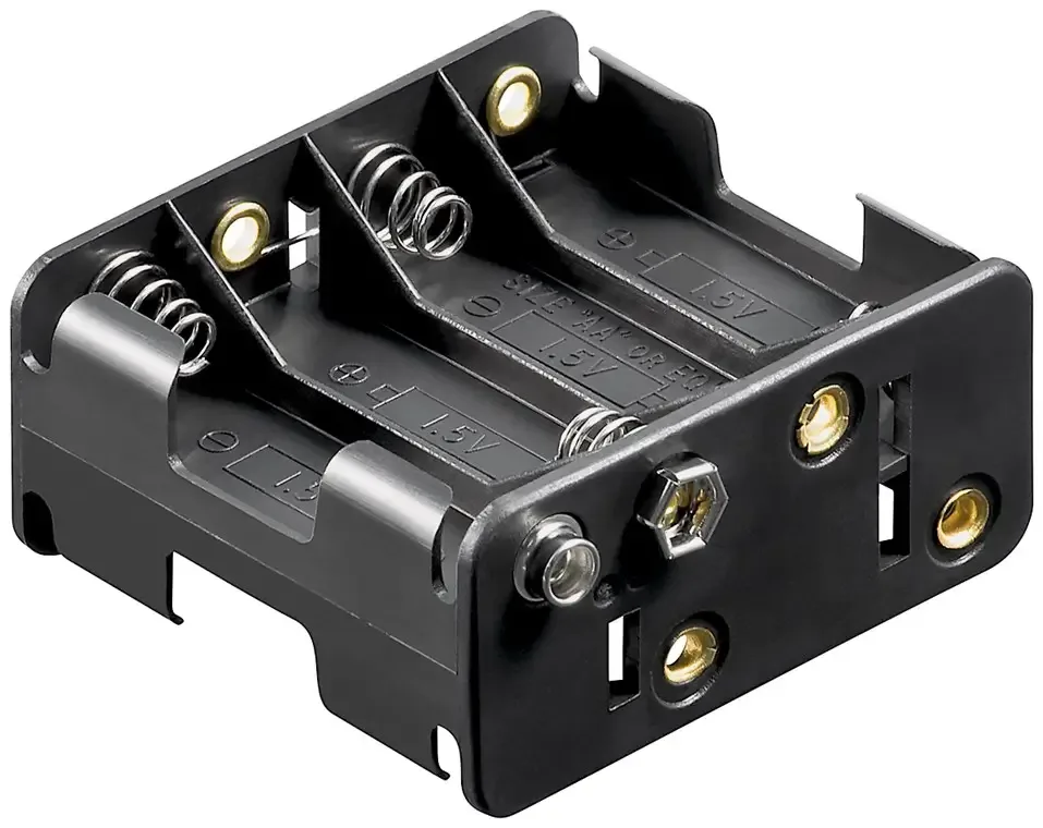 Suport baterii 8x AA R6 cu mufa Tip 9V 11468 Goobay