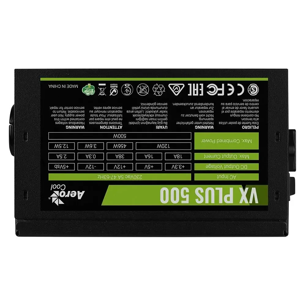 Sursa PC Aerocool VX-PLUS-500 500W - imagine 3