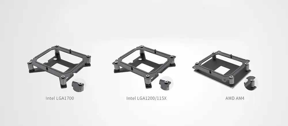 Cooler procesor ID-Cooling SE-903-XT iluminare Rainbow compatibil Intel /AMD - imagine 4