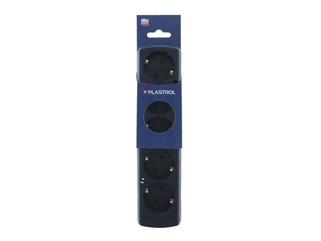 Multipriza 5 prize fara cablu alimentare negru GN-570S/BK Plastrol