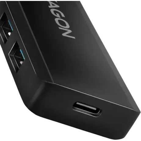 Hub USB AXAGON HUE-C1C 4x USB 3.2 Gen 1 0.2m - USB Type-C negru - imagine 2