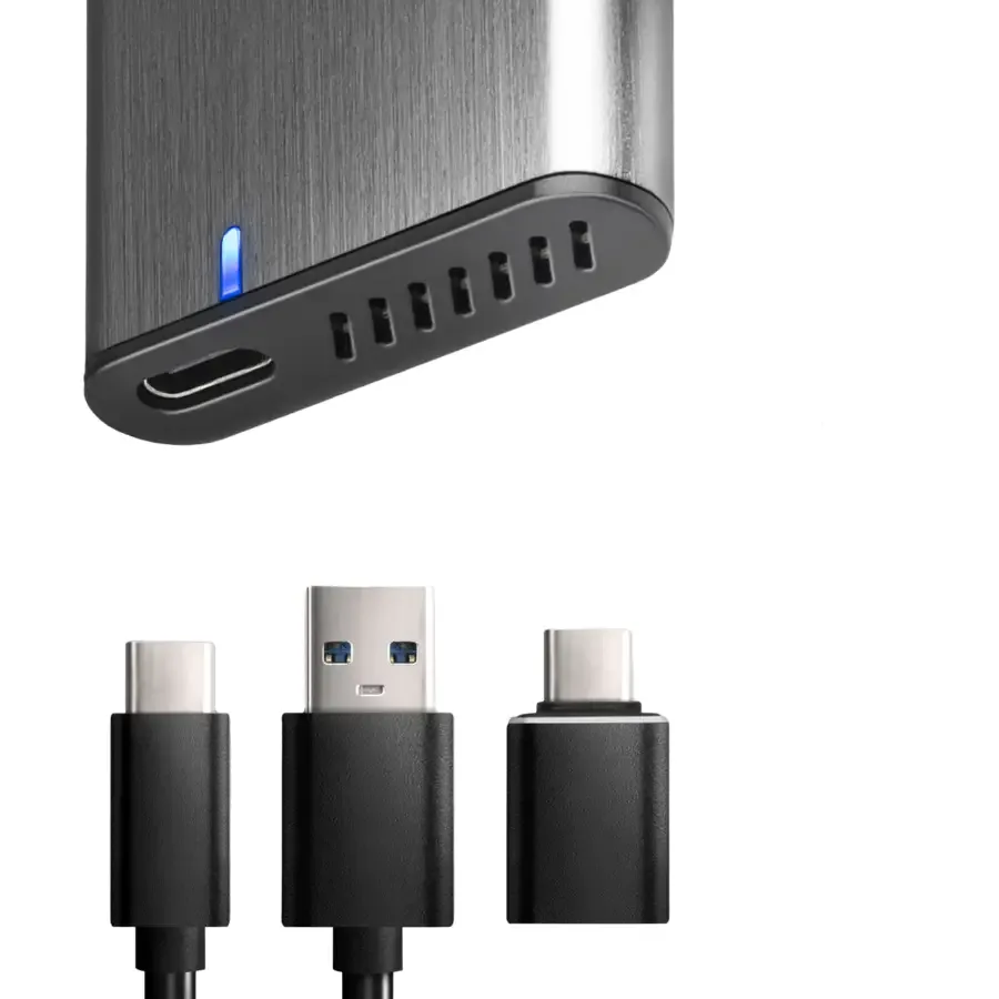 Rack Extern AXAGON EEM2-SG2 USB-C 3.2 M.2 NVMe gri - imagine 4