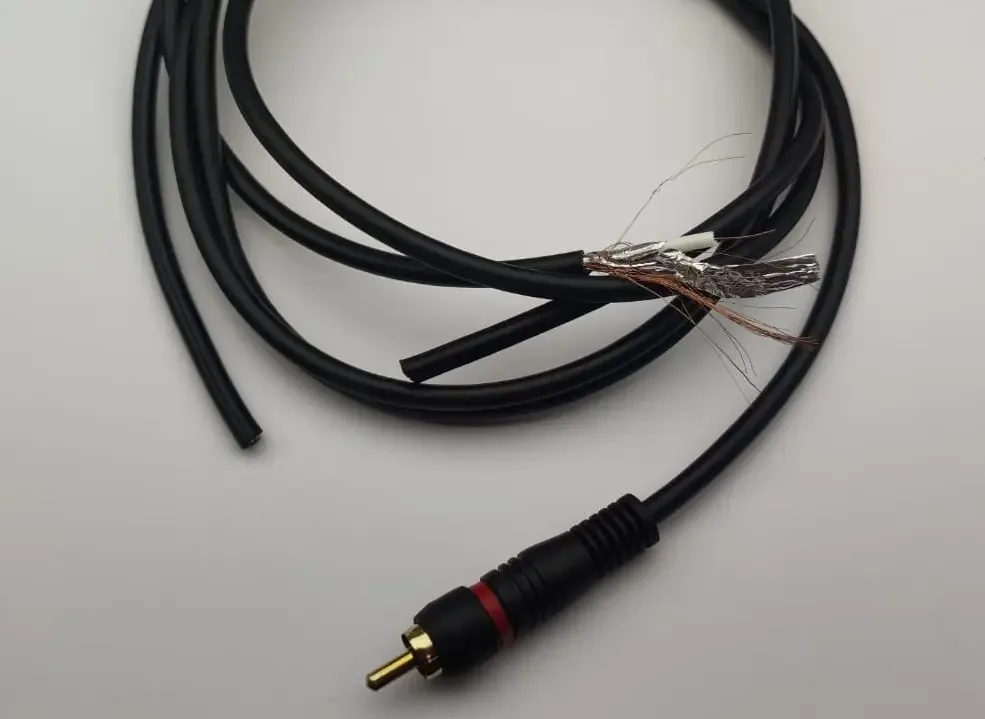 Cablu 2x RCA 2m OFC cupru dublu ecranat Goobay - imagine 2