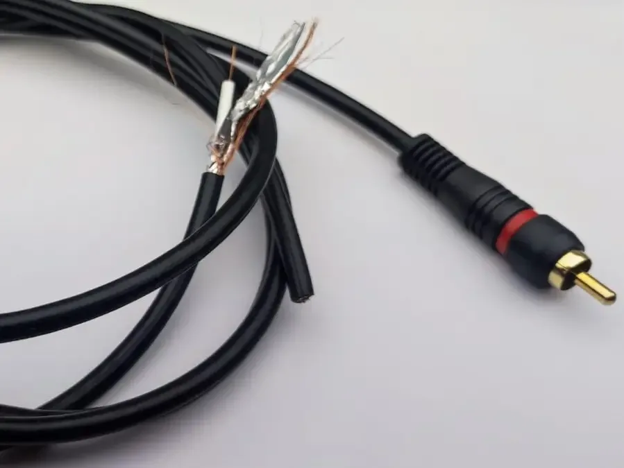 Cablu 2x RCA 2m OFC cupru dublu ecranat Goobay - imagine 3