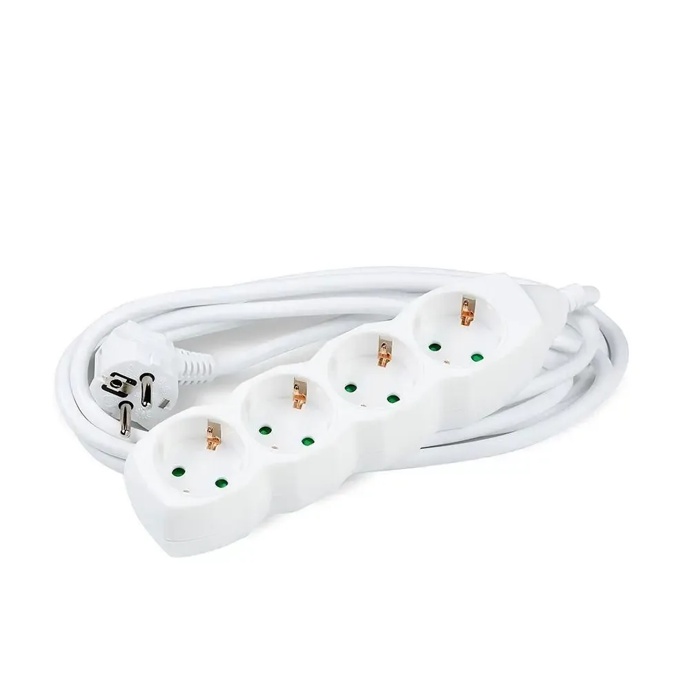 Prelungitor Technik 4 prize cablu 3x1.5mmp 1.5m alb 3500W 16A MT4W1,5M1,5-W