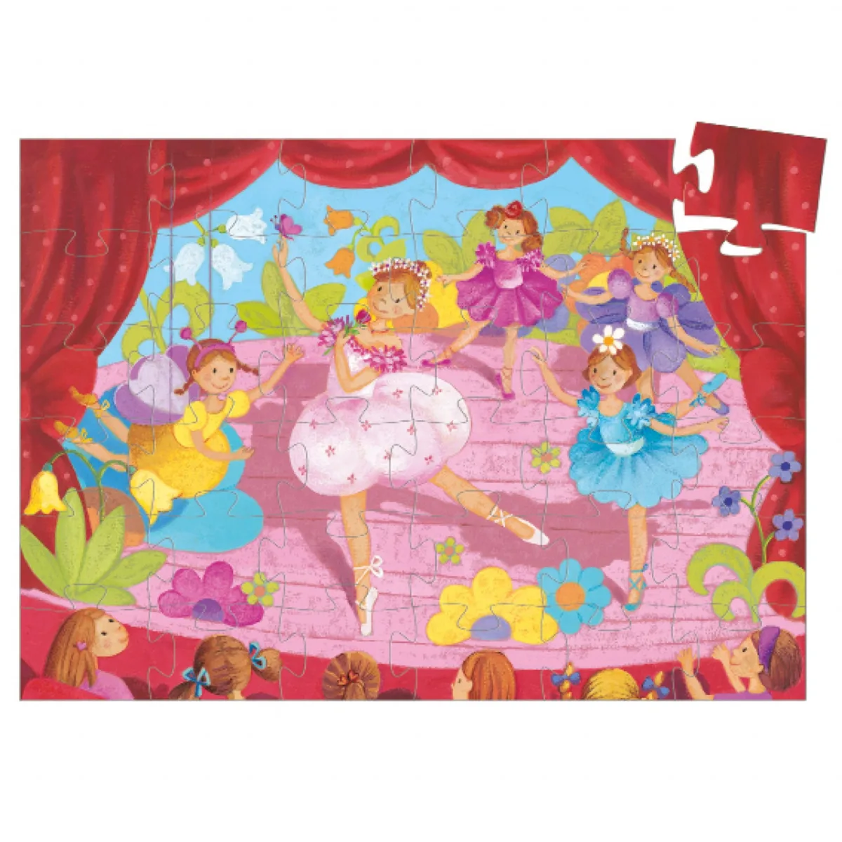 Puzzle Balerina, Djeco - imagine 3