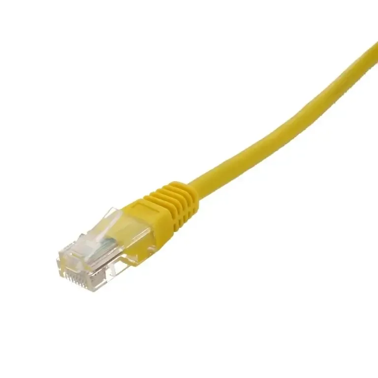 Cablu de retea UTP Well cat5e patch cord RJ45 5m galben UTP-0008-5YW-WL