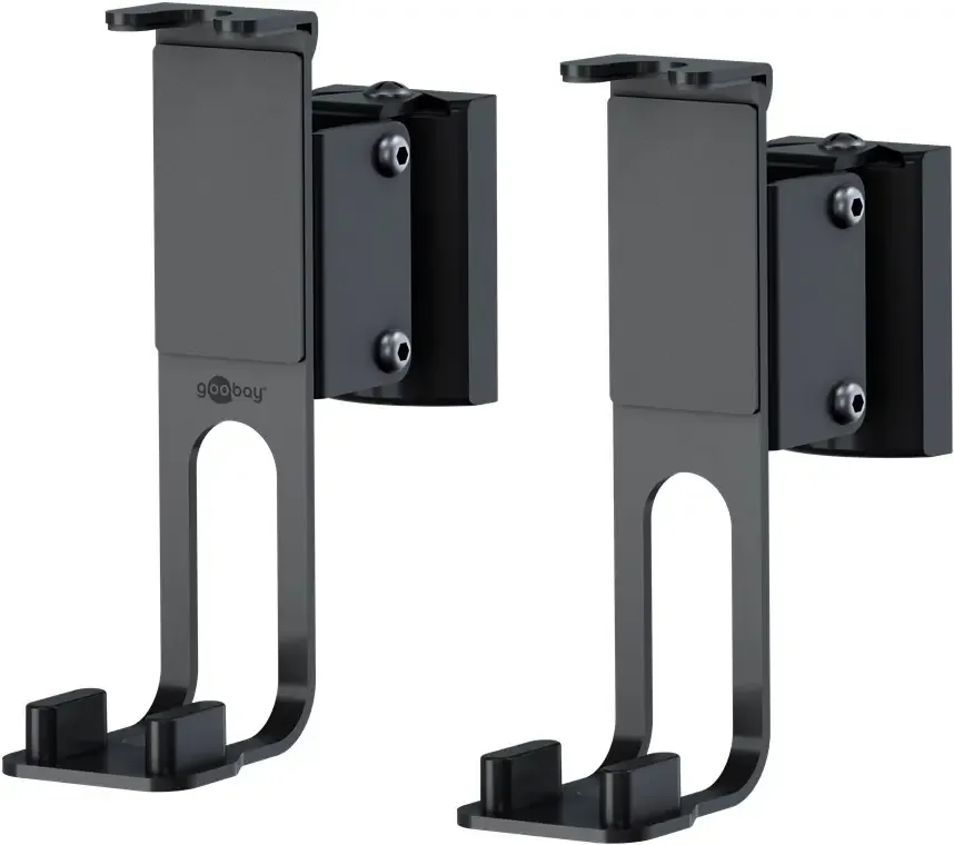 Set suport difuzor de perete Sonos One /Sonos One SL /Sonos Play:1 negru Goobay 70829