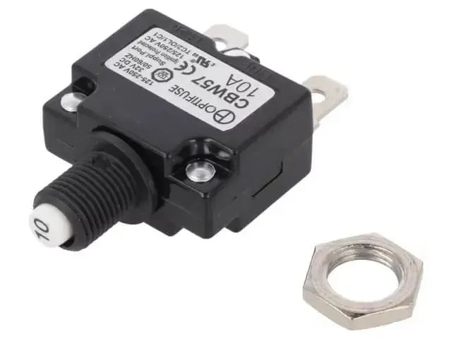 Siguranta termica 10A OPTIFUSE CBW57-ES-10A-5H Imax. 1kA 32VDC/50VDC/125V/250V