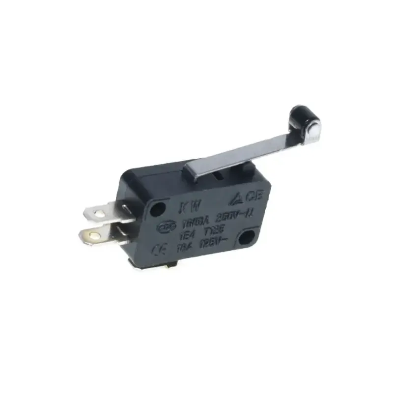 MICRO SWITCH mic cu tija 28mm si rola 5mm 28x16x10mm 16A 250V