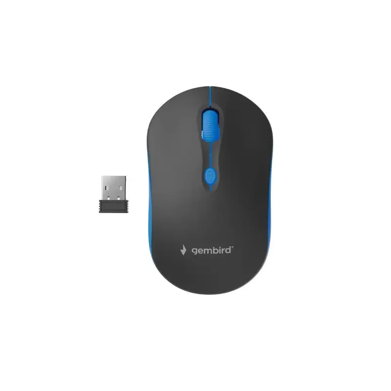 Mouse wireless USB 1600DPI GEMBIRD MUSW4B03B - imagine 2