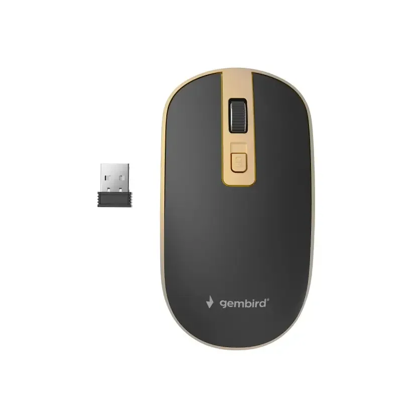 Mouse wireless 1600DPI USB GEMBIRD MUSW4B06BG - imagine 2
