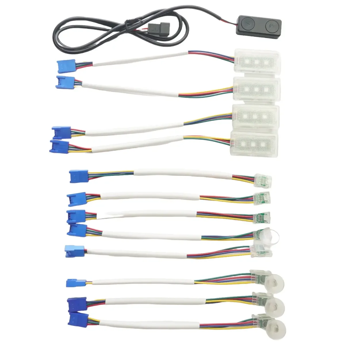 Kit lumini ambientale Profesionale RGB pentru interior auto Carguard LAA001 - imagine 6