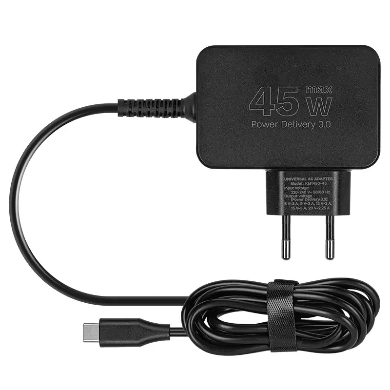 Alimentator Universal 45W PD USB-C + 7 adaptoare Kruger&Matz KM1450-45 - imagine 2