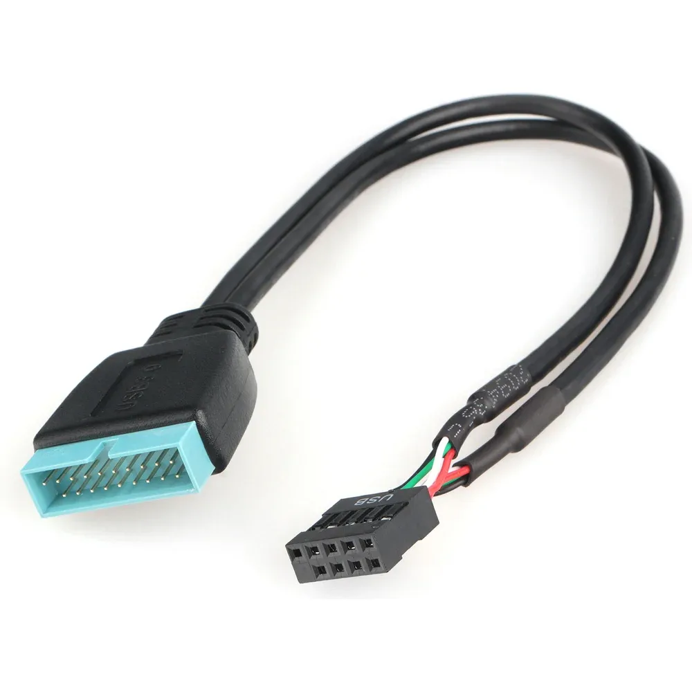 Cablu PC alimentare intern USB2.0 9pin - USB 3.0 19pin 0.3m Cablexpert GEMBIRD CC-U3U2-01