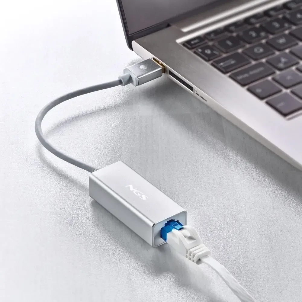 Adaptor retea NGS Hacker 3.0 USB3.0 la RJ45 1000Mbit/s Gigabit Ethernet - imagine 2
