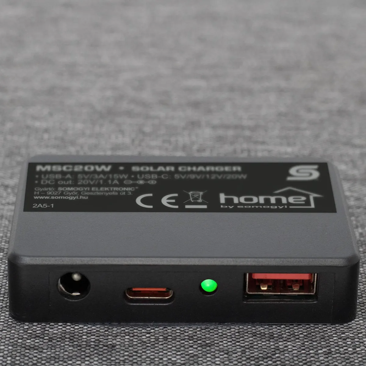 Incarcator solar USB portabil 5V /9V /12V 20W Home MSC20W - imagine 4