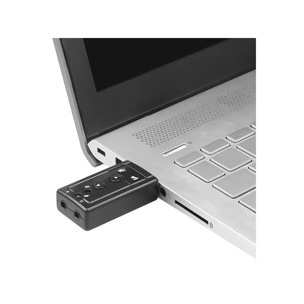 Placa de sunet USB 2.0 A la 2x 3.5 mm stereo Jack casti + microfon plug&play Sistem 7.1 virtual volume control + mute - imagine 5