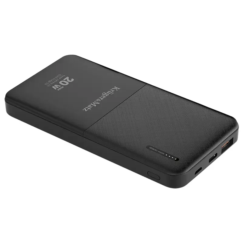 Power Bank 10000mAh Li-Poly QC3.0/PD USB TYPE C 20W Kruger&Matz KM0904