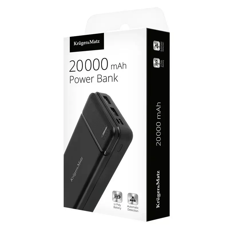 Power Bank 20000mAh Li-Poly Kruger&Matz KM0906 - imagine 3