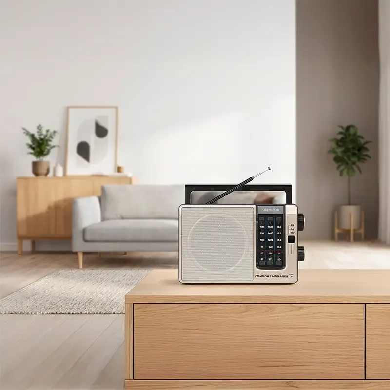 Radio portabil analog AM /FM /SW 3W 205x63.2x130mm Kruger&atz KM0830 - imagine 5
