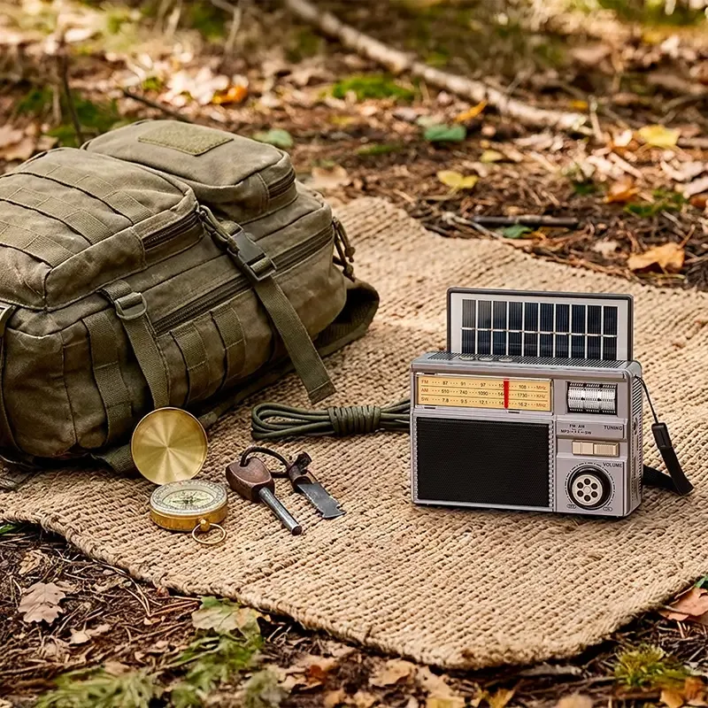 Radio portabil analog SOLAR AM /FM /SW 3W 145x60.9x96.4mm Kruger&atz KM0831 - imagine 6