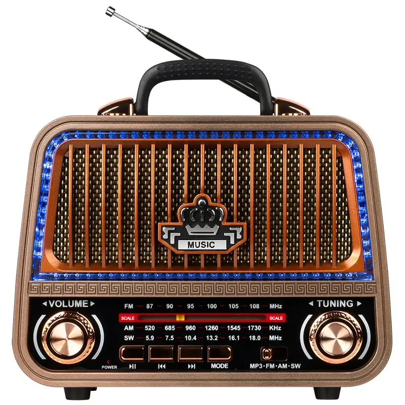 Radio portabil analog AM /FM /SW 5W 185x77.5x150mm Kruger&atz KM0833 - imagine 2
