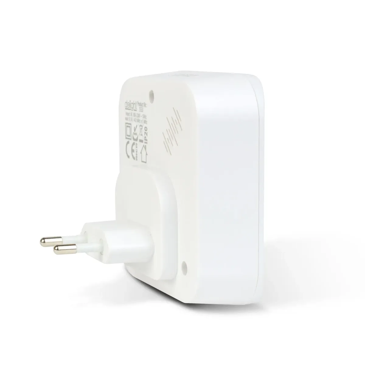 Sonerie wireless Kinetic fara baterii 1 buton +1 receptor alb delight 55331WH - imagine 4