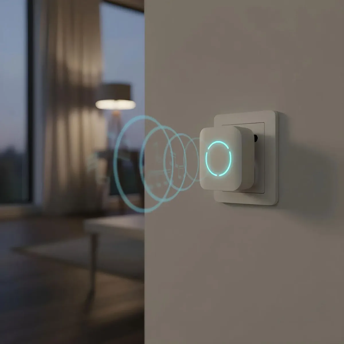 Sonerie wireless Kinetic fara baterii 1 buton +1 receptor alb delight 55331WH - imagine 3