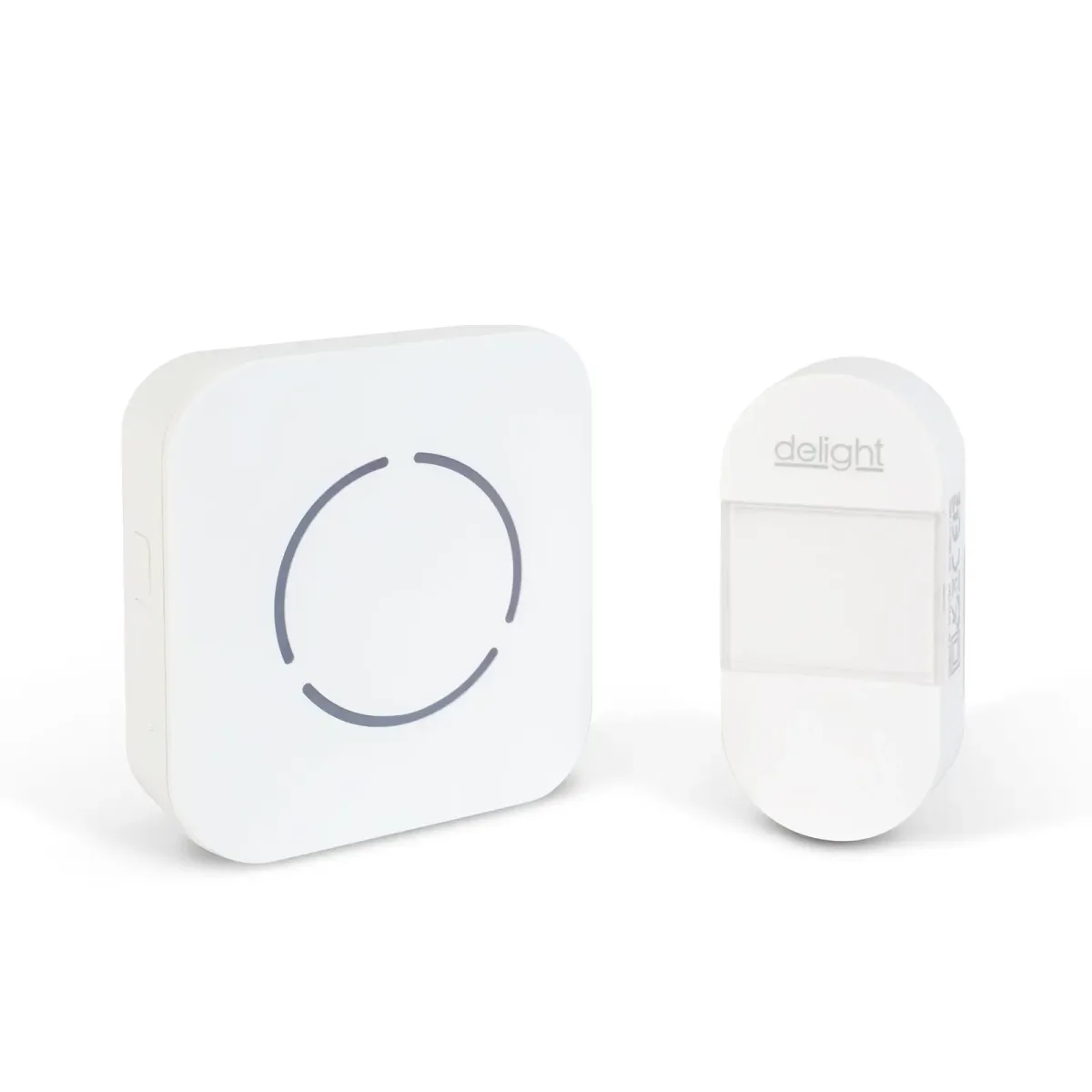 Sonerie wireless Kinetic fara baterii 1 buton +1 receptor alb delight 55331WH - imagine 2