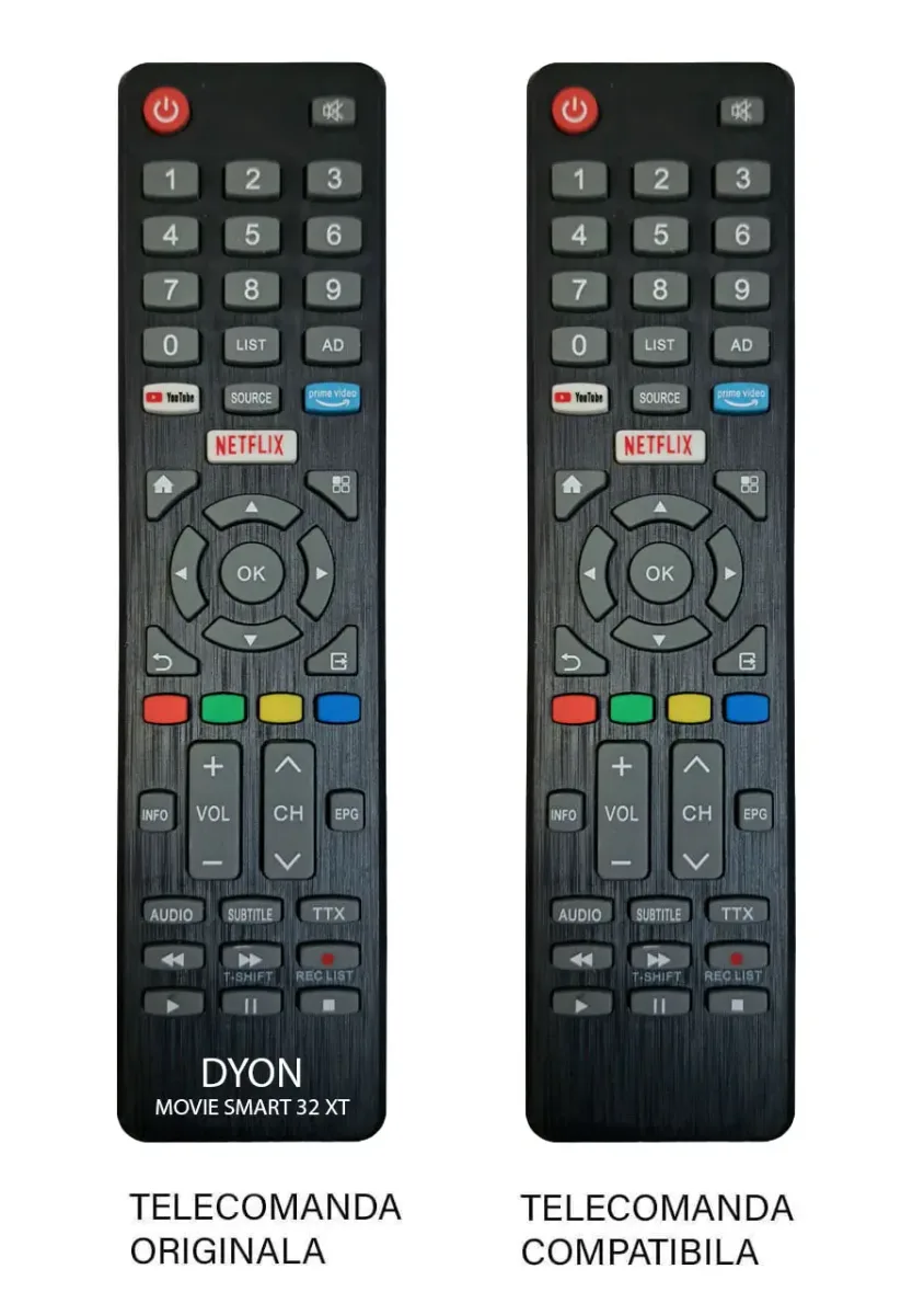 Telecomanda compatibila televizor DYON MOVIE SMART 32X (439-1)