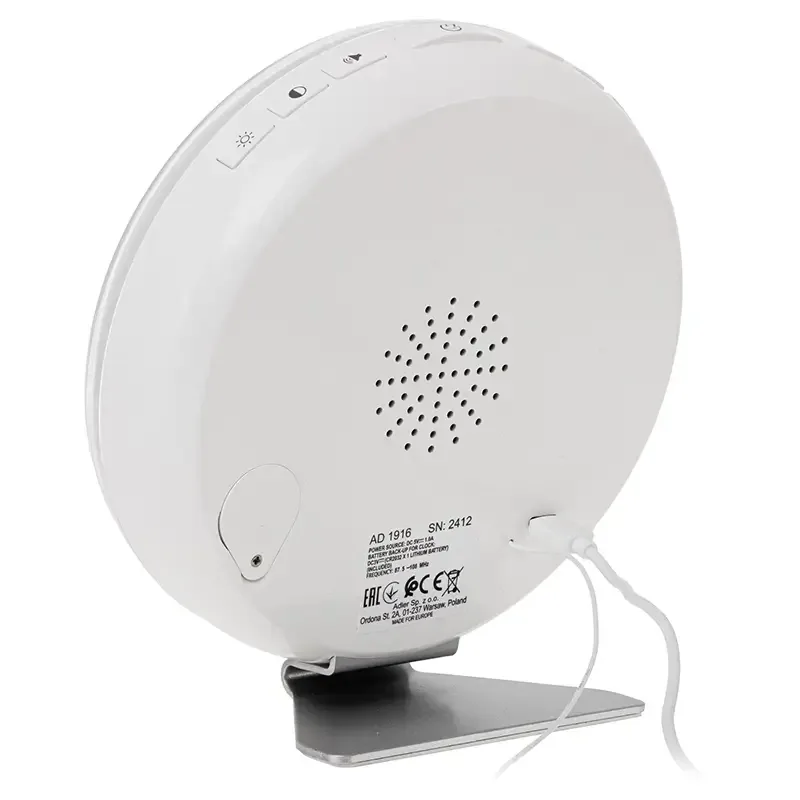 Ceas desteptator cu alarma /FM RADIO luminozitate 4 nivele ALDER AD1916 - imagine 6