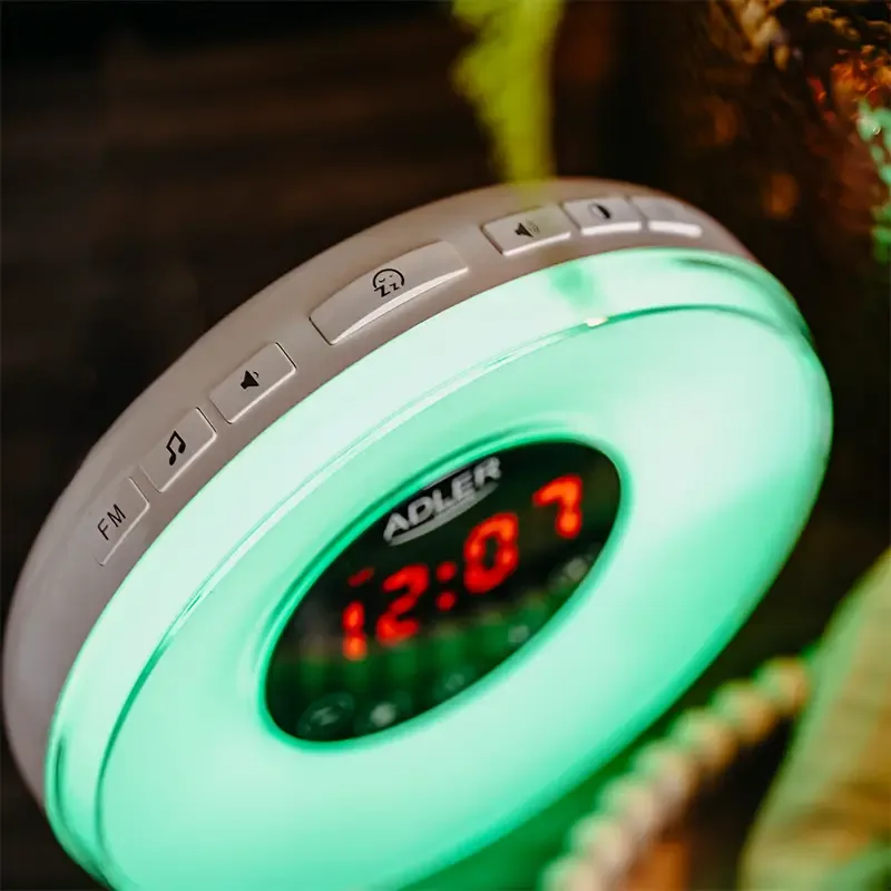 Ceas desteptator cu alarma /FM RADIO luminozitate 4 nivele ALDER AD1916 - imagine 9