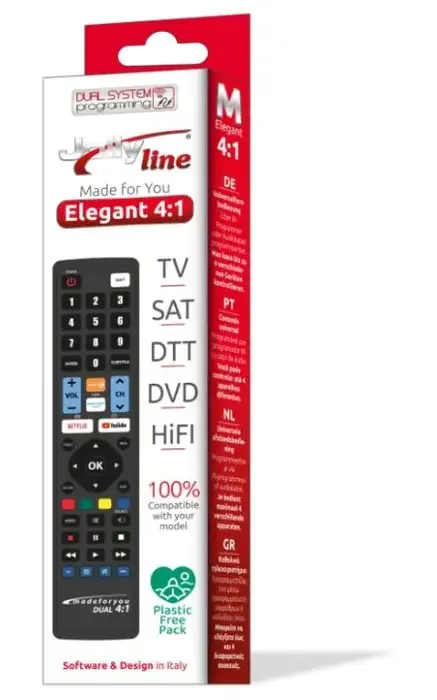 Telecomanda programabila IR universala Elegant 4:1 Made For You JOLLY 1771MJL20250204 - imagine 2