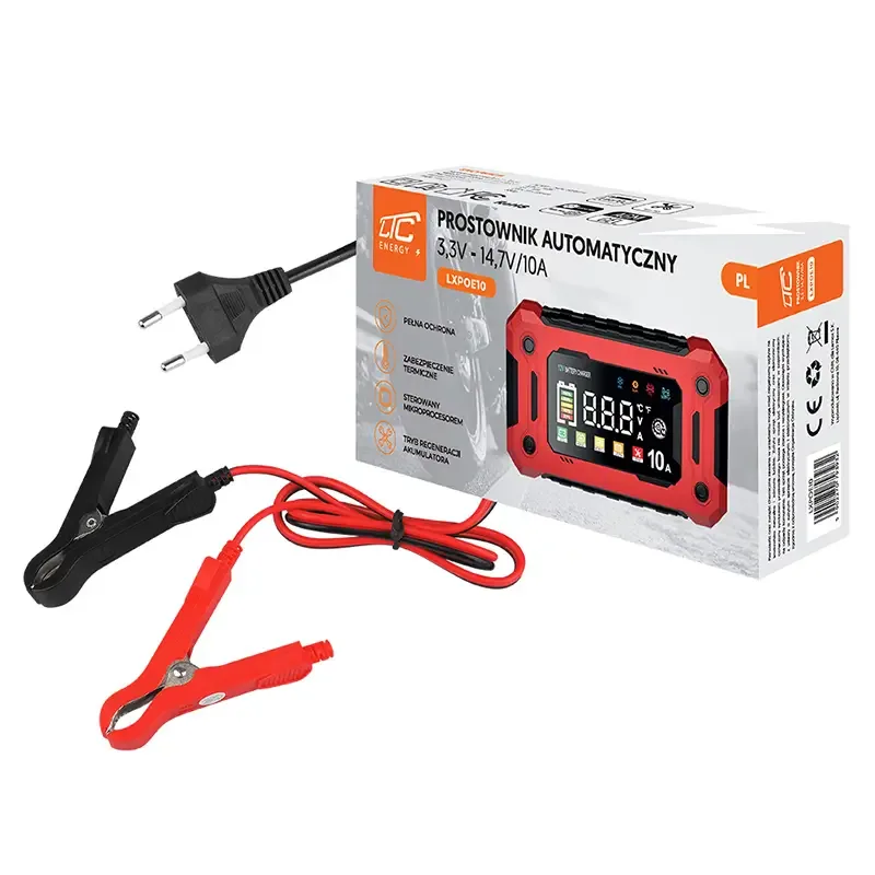 Incarcator HYBRID automat acumulatori AGM /GEL /LiFePO4 3.3-14.7V /10A LTC LXPOE10 - imagine 3