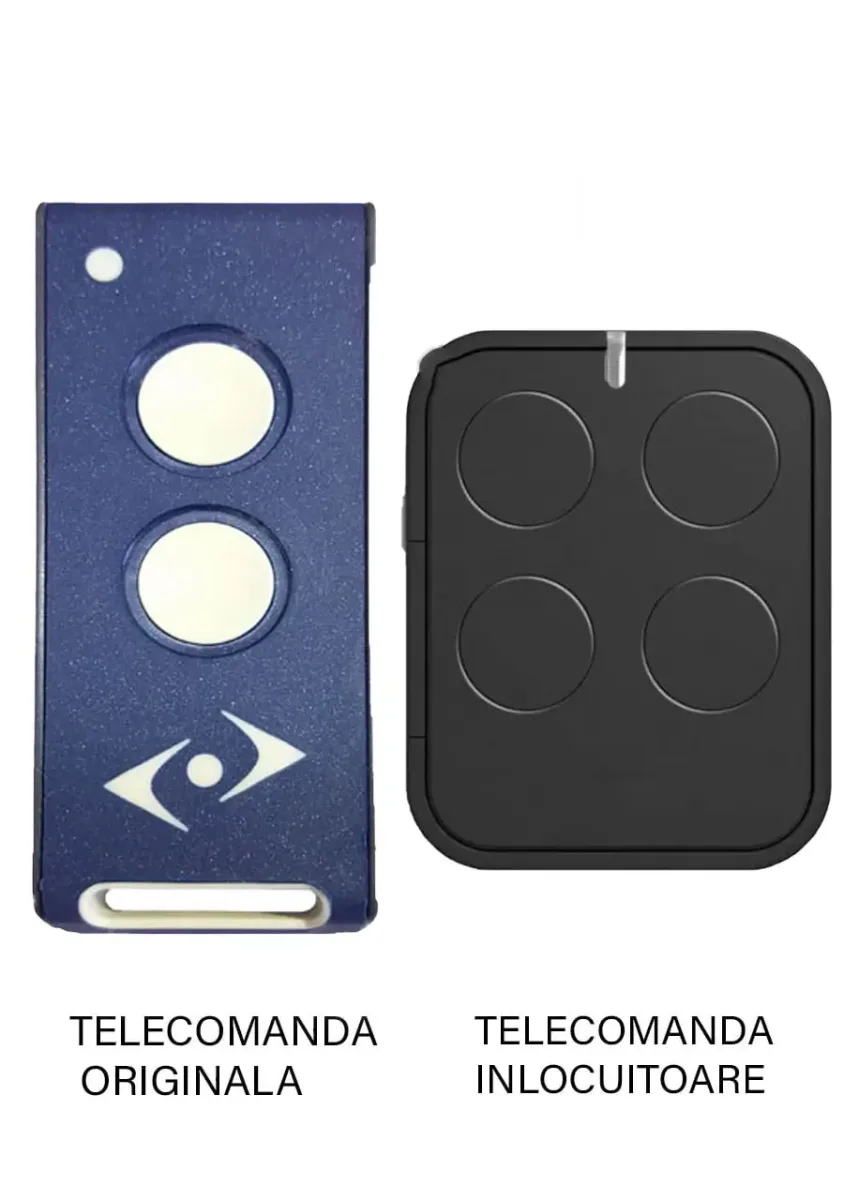 Telecomanda inlocuitoare poarta garaj Life Dream cu 2 canale/ rolling code/ 433.92Mhz (834)