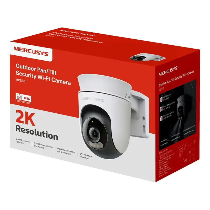 Camera WIFI exterior IP65 3MP 2K MC510 MERCUSYS MRS0013 - imagine 2