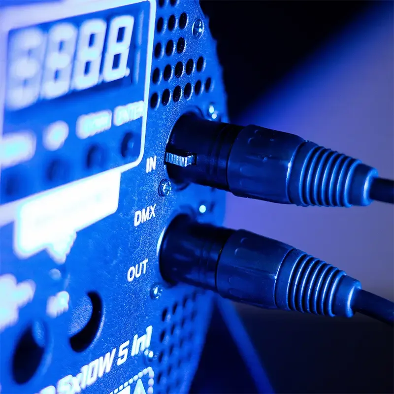Cablu Professional XLR 3pin DMX mama - XLR 3pin DMX tata 0.6m PLUGGER PLU CABD XF3XM3 0M60 EAS - imagine 4