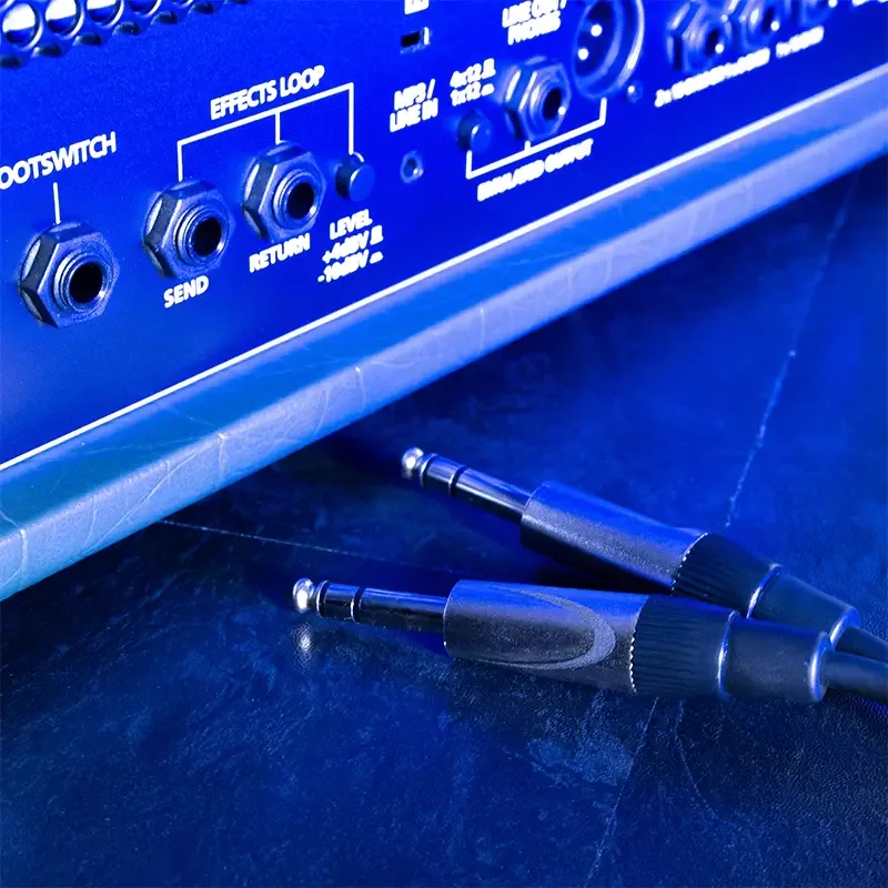 Cablu audio Professional Jack 6.35 mm tata stereo - Jack 6.35 mm tata stereo 3m PLUGGER PLU CABS JMSJMS 3M00 EAS - imagine 3