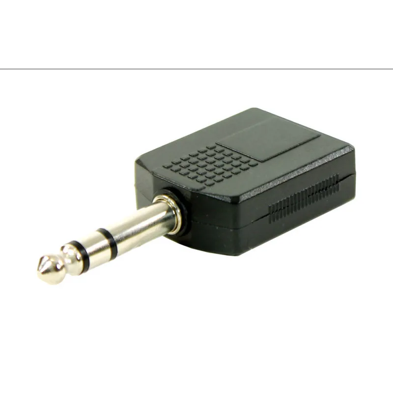 Adaptor audio Professional PLUGGER Jack 6.3 tata mono - 2 x Jack 6.3 mama mono PLU ADAP JFMJMM EAS - imagine 2