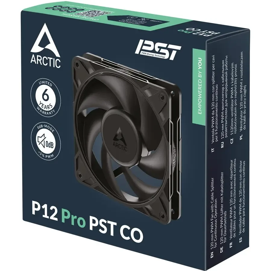 Ventilator P12 Pro PST CO 120x120x25mm PWM 600-3000rpm 4-pin ARCTIC ACFAN00312A - imagine 2